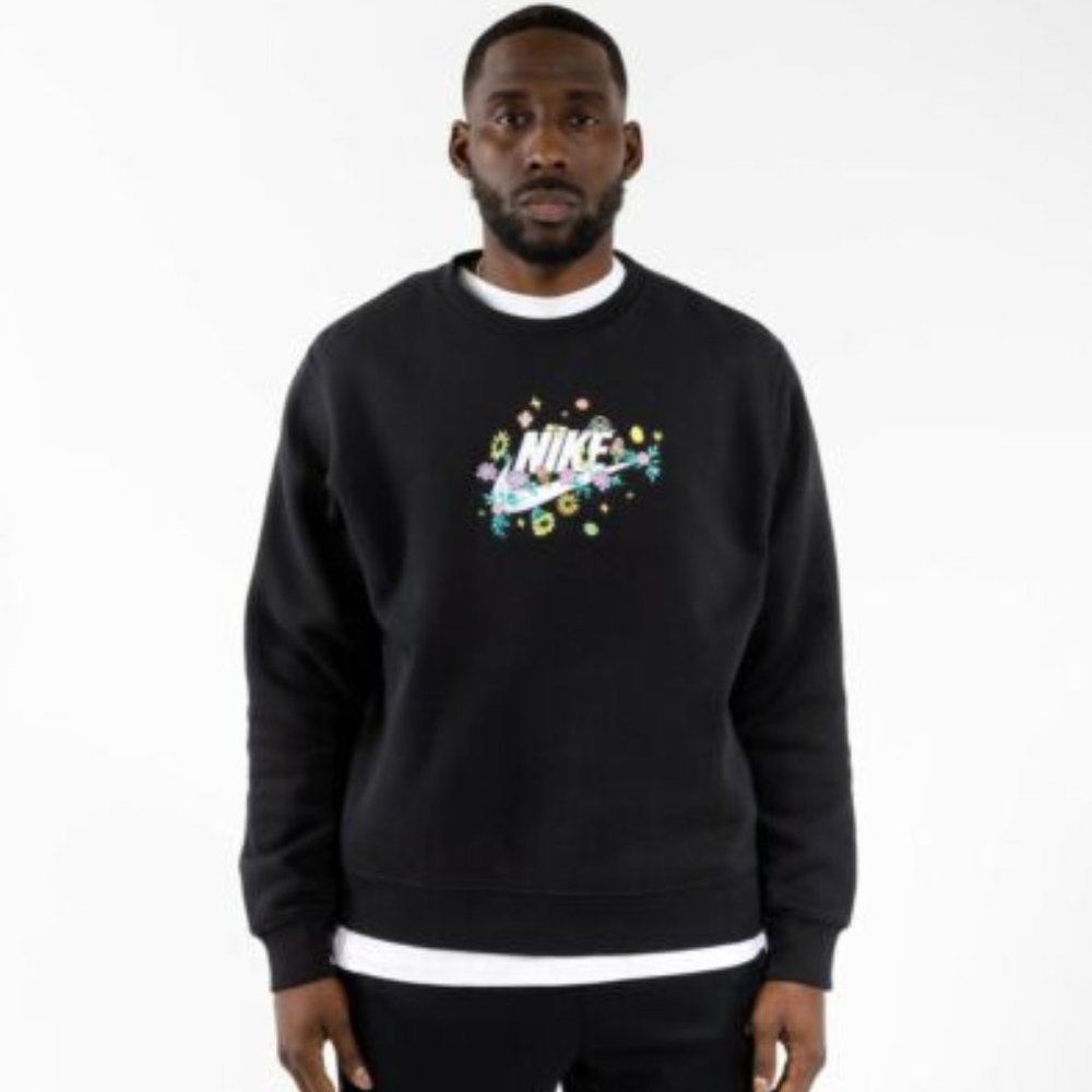 Nike Sportswear Club Fleece Men's Sweatshirt | Black | Size: 2XL